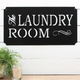 The Laundry Room Metal Sign
