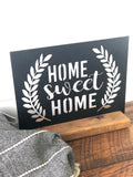Home Sweet Home Metal Sign
