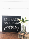 Embrace the Journey Metal Home Decor