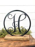 Circle Monogram Home Decor