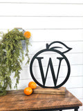 Citrus (Orange) Family Initial Metal Art