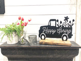 Happy Spring Truck Metal Decor