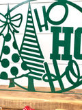 Ho Ho Ho Christmas Metal Home Decor