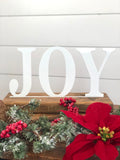 Joy Christmas Metal Art