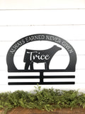 Livestock Show Steer Exhibitor Ribbon Holder