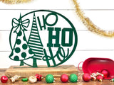 Ho Ho Ho Christmas Metal Home Decor