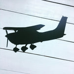 Metal Airplane Nursery Decor