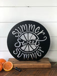 Summer Sweet Summer Citrus Metal Decor