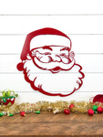 Santa Clause Christmas Metal Sign